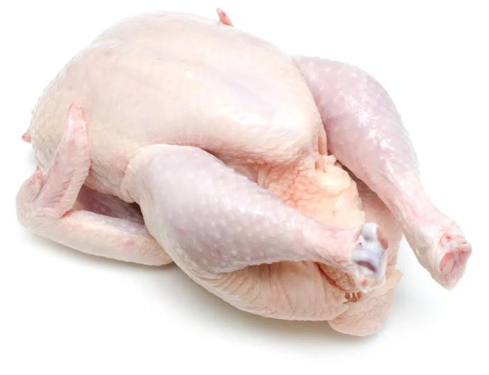 frozen whole chicken